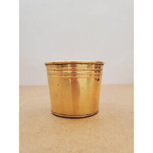 Vintage 1980s brass Planter, Plant Holder, Succulent Pot, brass Plant Pot, brass